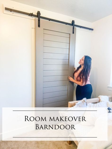 Beginner Modern Barndoor Shiplap Door Diy, Best Primer, Diy Shiplap, Brad Nails, Diy Barn Door, Closet Makeover, Daughters Room, Home Tools, Amazon Store