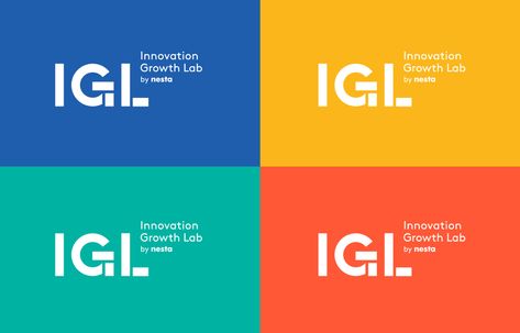 Nesta: IGL Rebrand - Nice and Serious Conference Brand Identity, School Colour Palette, Color Palette For Education, Serious Color Palette, Education Color Palette, School Color Palette, Education Branding, Innovation Logo, Future Innovation