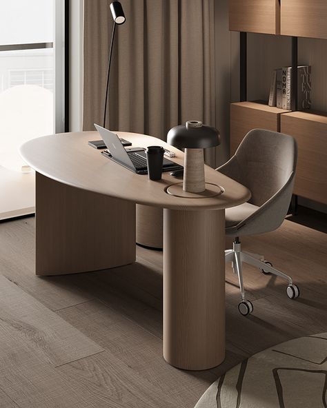 Curved Office Desk, Luxe Office, Meeting Room Design, Interior Work, Salon Interior Design, Interior Design Architecture, Hall Design, Studio Design, My Works