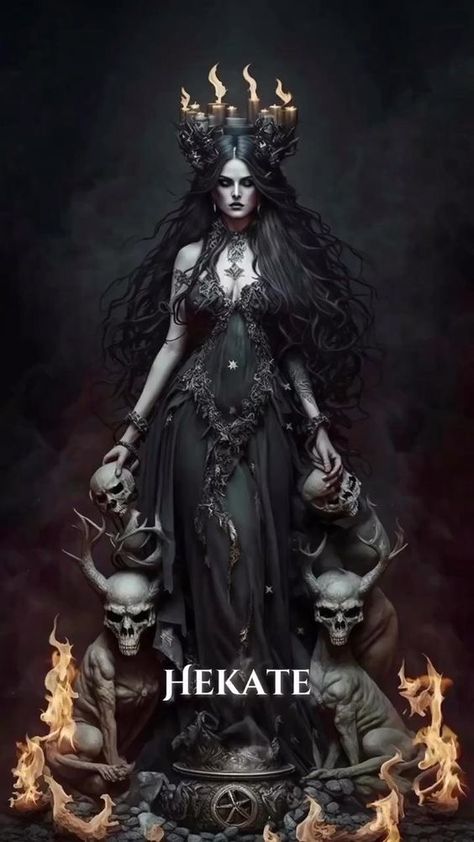 Goddess Of Destruction, God Of The Underworld, Goddess Magick, Peace And Healing, Were Pregnant, Hecate Goddess, Chinese Buddhism, Warrior Goddess, Power Of Women