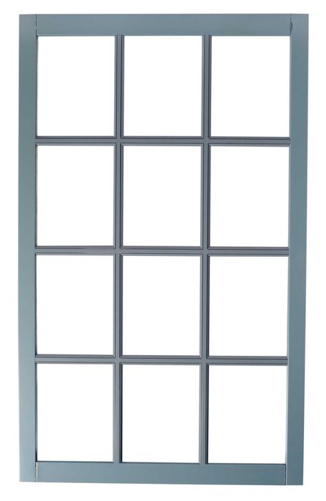 Window pane mirrors can be quite expensive if you purchase one ready-made, but you can... Fake Window Panes, Faux Window Panes, Window Pane Mirror, Window Grids, Faux Window, Window Pane, Home Repairs, Home Maintenance, Ready Made