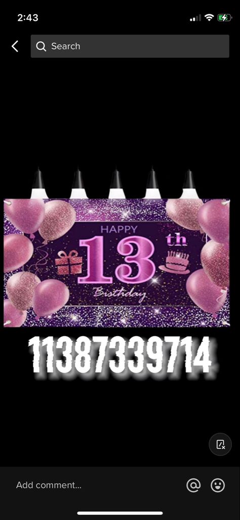 Bloxburg Shein Decal Code, Berry Avenue Codes Birthday, Happy Birthday Bloxburg Codes, Birthday Codes Bloxburg, Bloxburg Party Ideas, Bloxburg Birthday Party Decals, Birthday Decals Bloxburg, Bloxburg For Sale Sign Code, Bloxburg Birthday Party Ideas