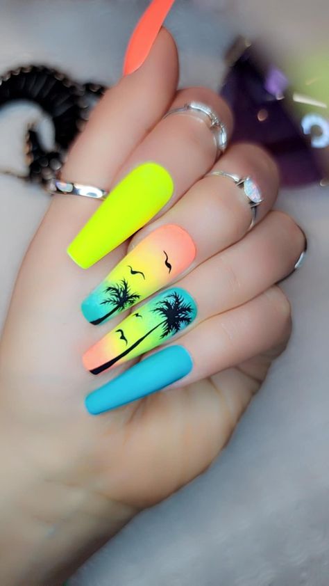 This Acrylic & Press On Nails item by MatteAndShineNails has 43 favorites from Etsy shoppers. Ships from Kearney, NE. Listed on May 7, 2024 Cruising Nails Designs, Sea World Nails, Tropical Nails Almond, Neon Tropical Nails, Funky Summer Acrylic Nails, Island Nails Tropical Simple, Gel Nails For Vacation, Hot Vacation Nails, Hawian Nails Designs