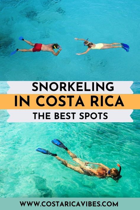 Snorkeling Costa Rica - A Fun Activity for All Ages Costa Rica Carribean Coast, Costa Rico, Wild Travel, Costa Rica Adventures, Corcovado National Park, Cahuita, Water Activity, Best Snorkeling, Costa Rica Vacation