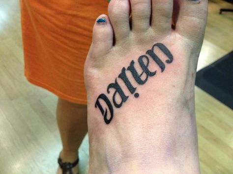 This is a tattoo of my kid's names. It says Darren on 1 view and Claire on the other view. A Tattoo, Kid Names, Fish Tattoos, I Tattoo, Jesus Fish Tattoo, Tattoo Quotes, Tattoos