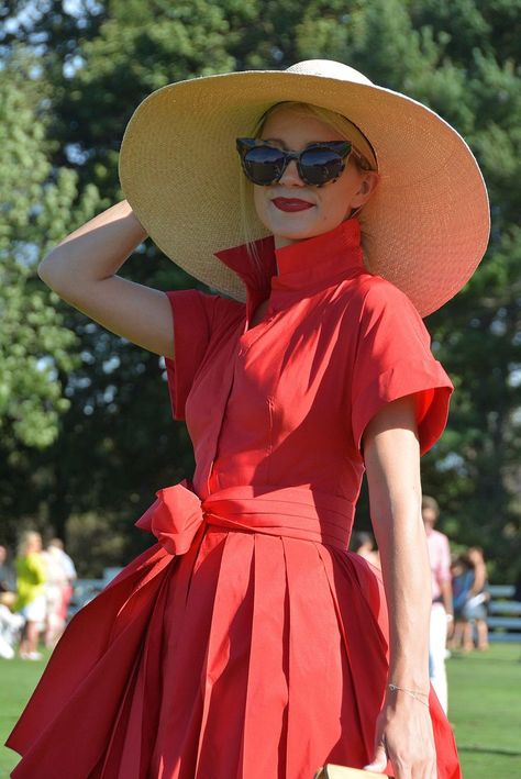 Atlantic Pacific in all red Polo Match Outfit, Polo Dress Outfit, Polo Outfits For Women, Blair Eadie, Polo Outfit, Atlantic Pacific, Southern Lady, Polo Match, Skirt Casual