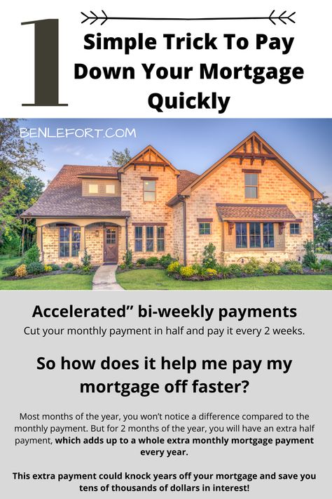 Accelerated bi-weekly mortgage payments are a great way to pay off your mortgage quickly without even realizing it. Mortgage Free Living, Mortgage Humor, Mortgage Approval, Mortgage Marketing, Mortgage Free, Mortgage Process, Mortgage Loan Officer, Mortgage Payoff, Reverse Mortgage