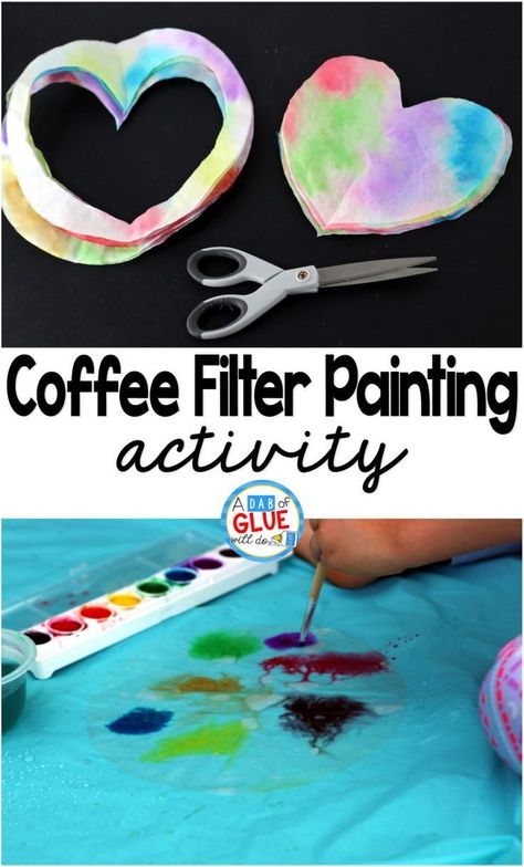 Here is a coffee filter painting activity that requires very little prep and materials, while still being tons of fun for preschool, kindergarten, and first grade students! Coffee Filter Painting, Moon Craft, Early Years Classroom, Moon Crafts, Painting Activities, Kindergarten Science, Creative Activities For Kids, Kindergarten Art, Coffee Filters