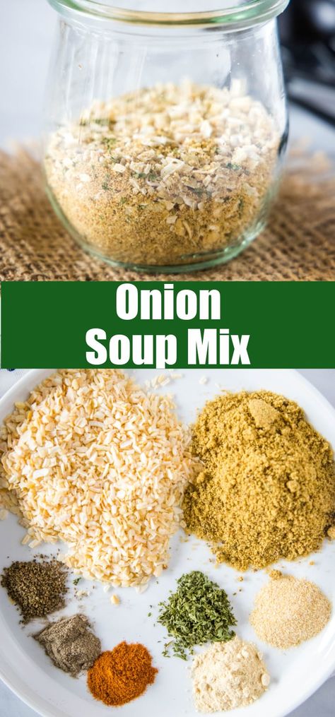 Diy French Onion Soup, French Onion Soup Mix Recipe, Dried Onion Soup Mix Recipes, Onion Soup Mix Recipe, Dry Soup Mix, Slow Cooker Pork Roast, Homemade Dry Mixes, Lipton Onion Soup Mix, Spice Mix Recipes