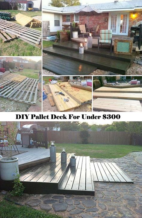 19 Stunning Low-budget Floating Deck Ideas For Your Home homesthetics decor (5) Backyard Deck Decorating Ideas, Backyard Deck Decorating, Floating Deck Ideas, Building A Floating Deck, Floating Deck, Pallet Patio, Small Deck Decorating Ideas, Deck Decorating Ideas, Small Deck