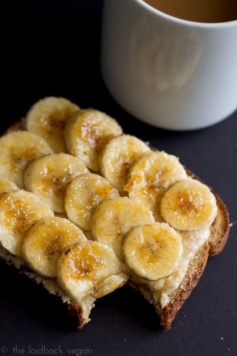 Peanut Butter Banana Toast, 40 Aprons, Caramelized Banana, Peanut Butter Toast, Banana Toast, Banana Sandwich, Honey Toast, Breakfast Toast, Easy Smoothie Recipes