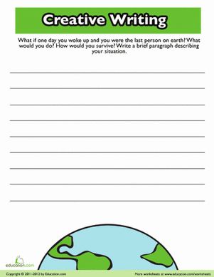 What if you were the last person on earth? Give your child some fun writing practice with this sci-fi writing prompt. Sci Fi Writing, Last Person On Earth, Creative Writing Topics, Creative Writing Worksheets, Halloween Writing Prompts, Fun Writing Prompts, Fun Writing Activities, Arts Classroom, Writing Prompts Funny