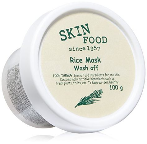 Skin Food Rice Mask Wash Off  100g -- Find out more about the great product at the image link. (Note:Amazon affiliate link) #SkinCare Rice Mask, Botox Lips, Food Rice, Botox Alternative, Pure Aloe Vera Gel, Dry Winter Skin, Japanese Skincare, Pure Aloe Vera, Baby Soft Skin