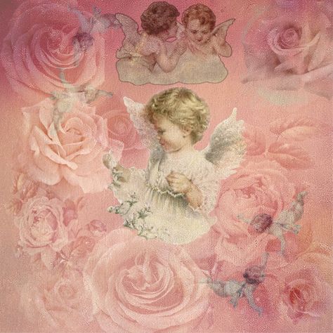 Vintage Pink Aesthetic, Angel Wallpaper Aesthetic Pink, Pink Rennaissance Art, Angel Aesthetic Pink, Pink Angel Aesthetic Wallpaper, Pink Cherub Aesthetic, Rosé Theme, Art Iphone Case, Greek And Roman Mythology