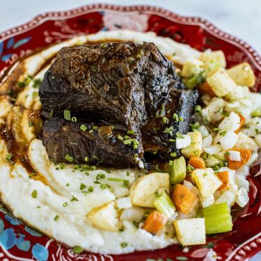 Rosemary Mashed Potatoes, Red Wine Braised Short Ribs, Wine Braised Short Ribs, Potted Beef, Braised Short Ribs, Short Rib, Pot Roast Recipes, Beef Short Ribs, Braised Beef