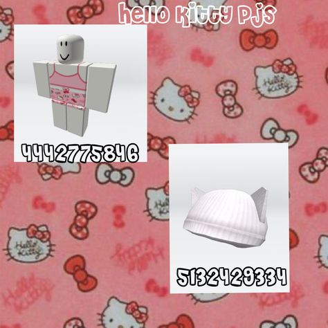 hello kitty ; pjs ; bloxburg codes Hello Kitty Outfit Bloxburg Codes, Cute Pjs Roblox Codes, Roblox Id Codes For Clothes Pjs, Coding Clothes Pjs, Hello Kitty Code Berry Ave, Pjs Id Codes Bloxburg, Hello Kitty Roblox Id Codes, Berry Avenue Codes Hello Kitty Clothes, Cute Roblox Outfits Codes Pjs