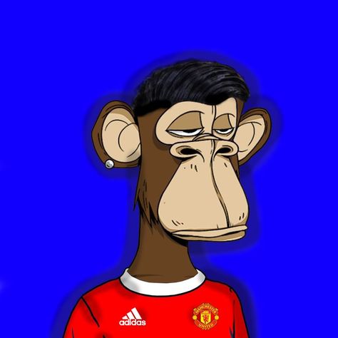 Nft Monkeys, Nft Monkey, Football Troll, Manchester United Team, Bored Ape, Wallpaper Themes, Monkey Art, Funny Iphone Wallpaper, Iphone Wallpaper Themes