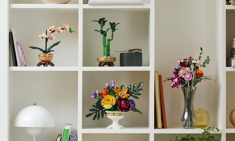 LEGO Botanicals 2025 Sets Revealed - The Brick Fan Lego Botanical Collection, Lego Botanical, Lego 4, Pink Flower Bouquet, Lego Animals, Lego Display, Lego News, Lucky Bamboo, Cymbidium Orchids