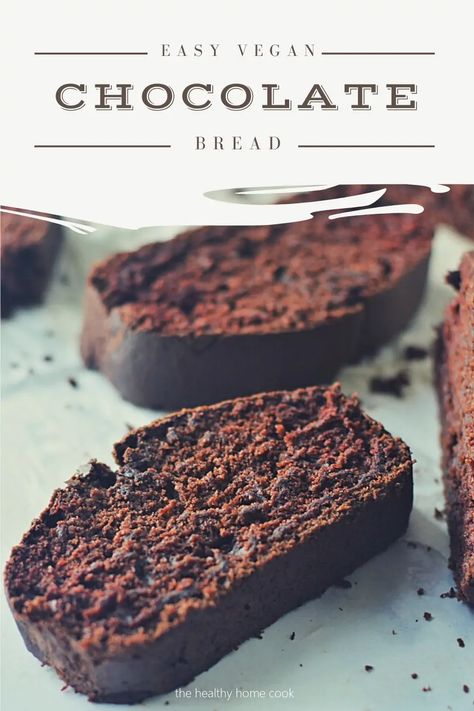 Vegan Chocolate Bread, Cocoa Bread, Vegan Key Lime Pie, Vegan Key Lime, Baking Vegan, Vegan Breads, Vegan Bread Recipe, Chocolate Loaf Cake, Chicory Recipe