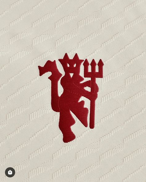 Manchester United Red Devil from the 2023 third kit Man Utd Tattoo, Manchester United Today, Manchester United Third Kit, Manchester United 2023, Manchester United Gifts, Manchester United Art, Manchester United Images, Manchester United Logo, Three Logo