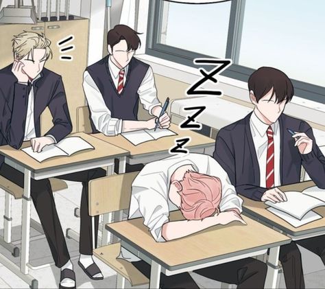 School Webtoon, Comic School, Manga School, Anime Vs Cartoon, Student Drawing, Comic Drawing, Anime Eye Drawing, Guy Drawing, Manga Boy