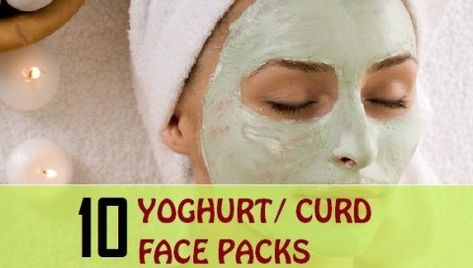 10 Yoghurt/ Curd Face Packs for Different skin types Curd Face Mask Skin Care, Besan And Curd Face Pack, Curd Face Pack For Glowing Skin, Curd Face Mask, Homemade Yoghurt, Mask For Dry Skin, Normal Skin Type, Glowing Skin Mask, Face Brightening