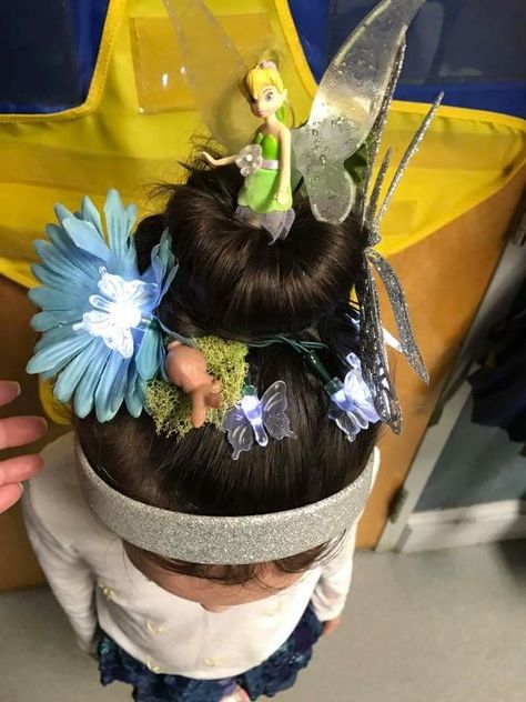 Crazy Hair Day Princess, Fairy Hair, Crazy Hair Day, Crazy Hair Days, Crazy Hair, Hair Day, Fairy Garden, Festival Bra, Hairstyles