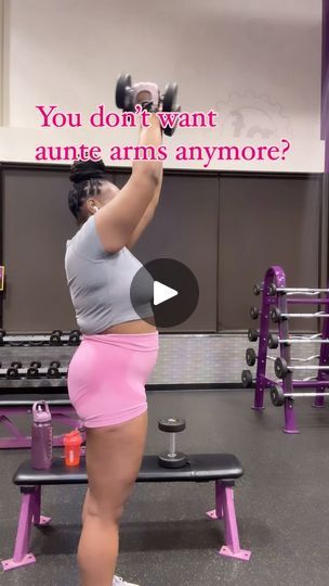 259K views · 19K reactions | Okay before i start. Don’t listing to “Yea Glo” on arm day.

I was ready to throw a dumbbell i was so hype 😂

But yall I’m working on my triceps because I don’t wanna look like aunt Sherly no more.

My biceps and big but my bat wings are flappy.

If you’re having the same problem do this tricep  exercise.

This arm exercise has been feeling the BURN.

Summer almost here and we are  going to to be in spaghetti straps

#armworkout #tricepsworkout #dumbellworkout #workoutsforwomen #workoutforbeginners 
Arm workouts for women
Triceps workouts
Planet fitness workouts 
Workout tips for women | Mommy. Marketer. Gym Girl. | vonjov · Original audio Workouts Planet Fitness, Arm Workouts For Women, Bat Wing Exercises, Arm Exercise, Dumbell Workout, Arm Workouts, Workouts For Women, Bryson Tiller, Planet Fitness