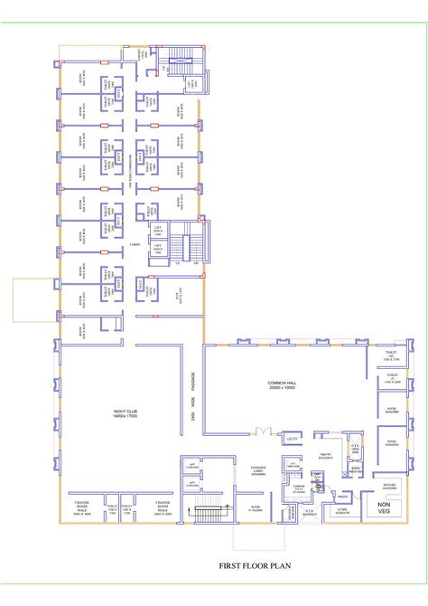 Small Hotel Floor Plan Layout, 3 Star Hotel Floor Plan Layout, Hotels Floor Plans, Hotel Floor Plan Small Hotel Floor Plan, 4 Star Hotel Floor Plan, Motel Design Plan, Hotel Design Architecture Concept, Hotel Project Architecture Floor Plans, Hotel Lobby Layout