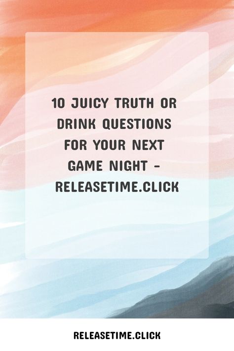 Looking to spice up your next game night‌ with friends? Why ⁤not try Truth​ or Drink - a ‍fun and revealing game where players have to answer tough⁤ questions Truth Or Drink Questions, Truth Or Drink, Ghosting Someone, Bad Boss, Crazy Night, Embarrassing Moments, Meaningful Conversations, Weird Food, Drinking Humor