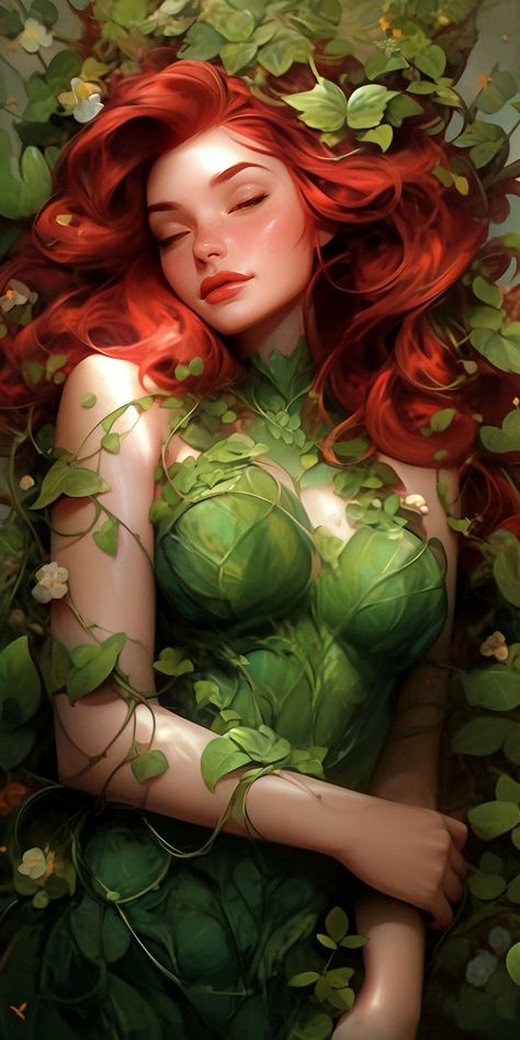 Poison Ivy Cartoon, Poison Ivy Tattoo, Ivy Wallpaper, Poison Ivy Comic, Dc Poison Ivy, Ivy Tattoo, Poison Ivy Dc Comics, Poison Ivy Cosplay, The Bat Man