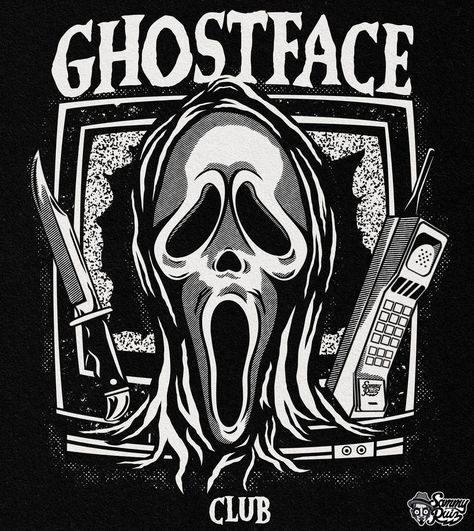 Sammy Ruiz 🎃 on Instagram: “I need some help my friends. Do you prefer the new Ghostface Club design? Or the old Ghostface Club design? Swipe to see the old…” Old Instagram, Horror Drawing, Scream Franchise, Work Pictures, Halloween Boys, Club Design, Horror Art, Halloween Art, Scream