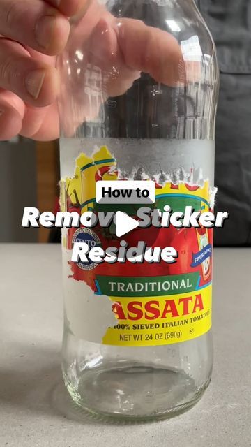 How To Remove Sticky Labels, Remove Stickers, How To Remove Stickers, How To Get Rid Of Sticky Label Residue, How To Remove Sticky Label Residue, How To Remove Sticker Residue, How To Remove Stickers From Plastic Jars, Remove Sticky Labels, Remove Sticker Residue