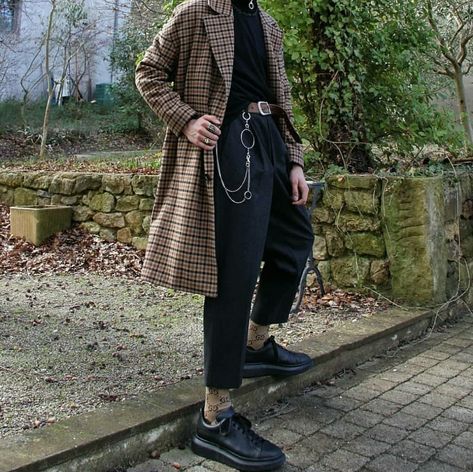 Dark Academia Fashion Men, Indie Outfits Grunge, Grunge Outfits Men, Dark Academia Outfits, Academia Outfits, Cottagecore Outfits, Dark Academia Fashion, Academia Fashion, Streetwear Mode