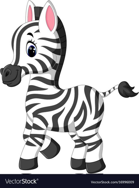 Cute Zebra Cartoon, Printable Animal Pictures, Elephant Cartoon Images, Zebra Cartoon, Zebra Pictures, Happy Birthday Clip Art, Safari Animals Birthday, Safari Baby Animals, Cartoon Download