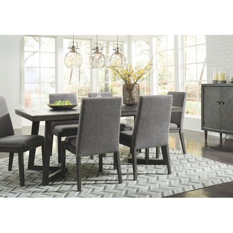 Rectangular Dining Room Table, Contemporary Dining Sets, Shabby Chic Table And Chairs, Dining Room Table Set, 7 Piece Dining Set, Small Dining Table, Contemporary Dining, Master Bedrooms Decor, Rectangular Dining Table