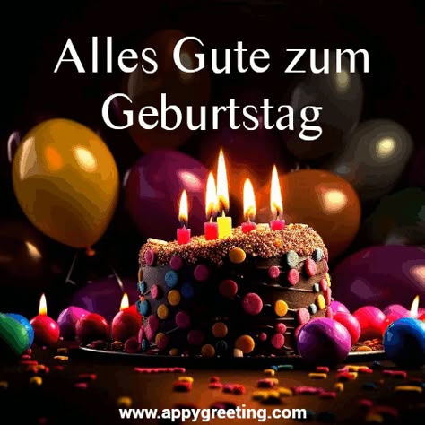 German Birthday Messages
German: Ich hoffe, du hast einen wundervollen Geburtstag!
English: I hope you have a wonderful birthday!

German: Genieße deinen besonderen Tag!
English: Enjoy your special day!

German: Alles Liebe zum Geburtstag!
English: With love on your birthday! Happy Birthday In German, Your Birthday, Birthday Wishes Gif, Enjoy Your Special Day, Sms Text Message, Hope You, Cartoons Love, Gif Animation, Facebook Messenger