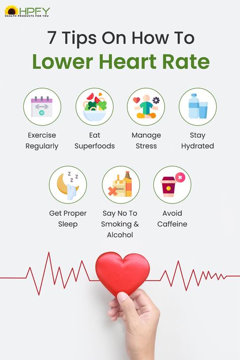 7 tips to lower heart rate. Lower Heart Rate, Enteral Feeding, Super Foods List, V Words, Cervical Traction, Normal Heart, Increase Heart Rate, Adequate Sleep, Fiber Rich Foods