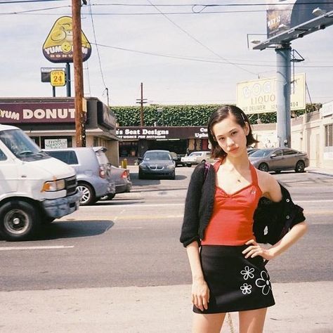 Kiko Mizuhara Style, Kiko Mizuhara, Warm Weather Outfits, Style Outfits, Warm Weather, Leather Skirt, Girl Fashion, Slip Dress, Fashion Inspo