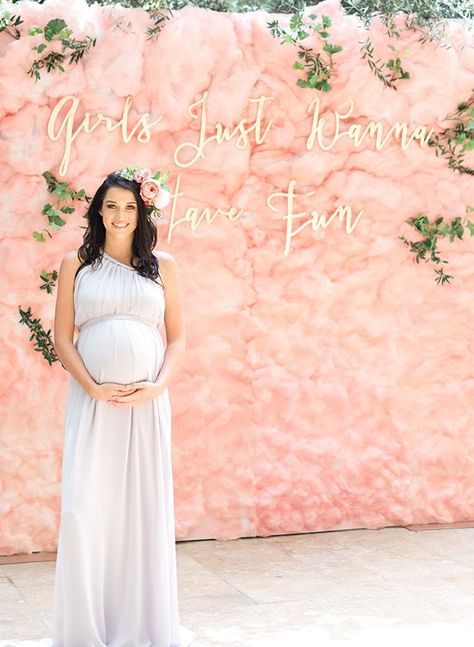 'Girls Just Wanna Have Fun' Baby Shower for Jade Tolbert - Inspired By This Vestidos Para Baby Shower, Office Baby Showers, Baby Shower Party Planning, Baby Shower Dress, Girls Just Wanna Have Fun, Shower Inspiration, Cool Baby, Baby Shower Inspiration, Fiesta Baby Shower