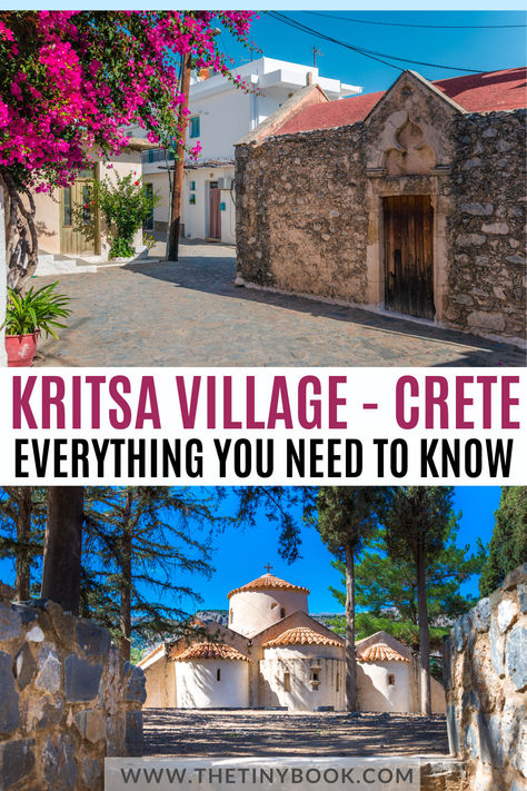 Kritsa, Crete: Complete Guide by a Local Crete Holiday, Amazing Landscapes, One Day Trip, Crete Greece, Mountain Village, Fishing Villages, Cultural Heritage, Crete, Day Trips