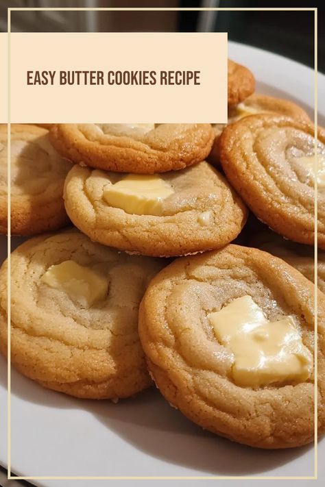 Discover how to bake simple and delicious butter cookies with this easy recipe. Perfectly suited for any occasion, these homemade cookies melt in your mouth. Easy Butter Cookie Recipe, Easy Butter Cookies, Butter Cookie Recipe Easy, Butter Cookies Easy, Cookie Recipes From Scratch, No Bake Pumpkin Cheesecake, Christmas Punch Recipes, Making Butter, Easy Butter