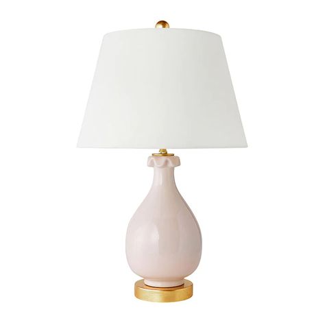 Table Lamps | Shaded Table Lamps | Caitlin Wilson Light Pink Lamp, Preppy Lamp, Lamps For Girls Bedroom, Pink Lamps, Preppy Ootd, Room Revamp, Caitlin Wilson, Pink Lamp, Dorm Inspo