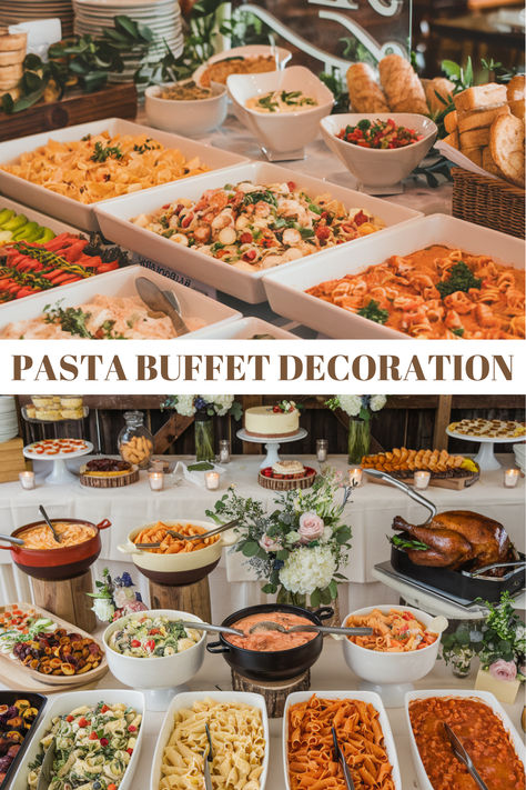 🎨 Master the art of professional pasta buffet presentation!
🍝 Creative serving vessels, levels, and layouts.
✨ Hot and cold station styling secrets.
🌟 Eye-catching yet practical setups.
👉 Get my pro presentation guide on the blog!
#BuffetPresentation #FoodDisplay #EventPlanning Cold Serving Station, Dinner Catering Ideas, Home Buffet Set Up Ideas, Cold Buffet Food Ideas Party, Pasta Bar Party, Buffet Table Arrangement, Buffet Food Display, Pasta Buffet, Buffet Presentation