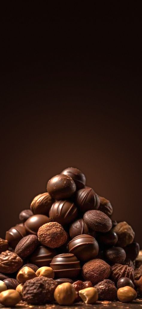 Chocolate Candy Photography, Chocolate Wallpapers, Chocolate Wallpaper, Candy Photography, Chocolate Texture, Chocolate Shots, Summer Wallpapers, Cute Summer Wallpapers, Chocolate World