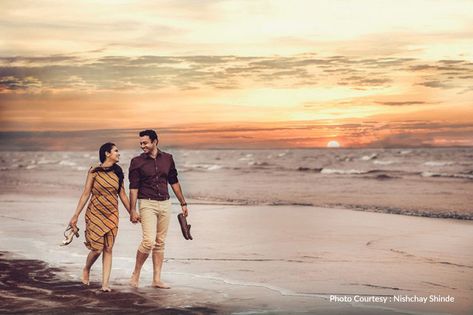 Post Wedding Photoshoot Beach, Pre Wedding Photoshoot Beach Unique, Pre Wedding Poses Indian Beach, Preeweding Shoot, Pre Wedding Beach Photoshoot, Prewedding Photography Beach, Goa Couple, Beach Stills, Pre Wedding Praia