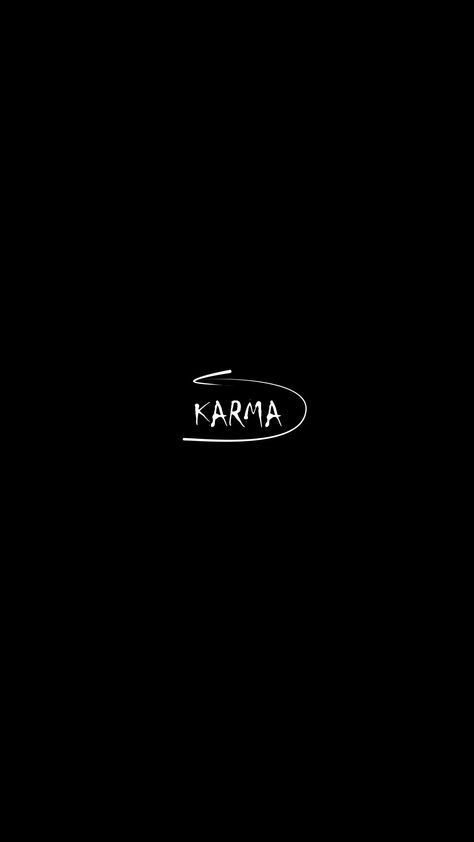 Tattoo ideas Karma Wallpapers Black, Karma Logo, Typographie Logo, Karma Tattoo, Cute Blue Wallpaper, English Word, Cartoon Wallpaper Iphone, Black Screen, Blue Wallpaper