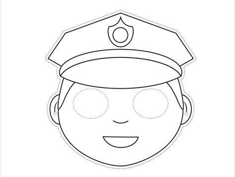 Police Officer Crafts, Community Helpers Preschool Crafts, Police Crafts, Community Helpers Crafts, Aktiviti Prasekolah, Emotions Preschool, Community Helpers Preschool, Craft Work For Kids, Preschool Art Projects