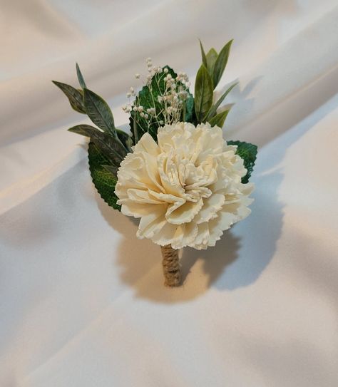 Carnation Corsage And Boutonniere, Carnation Boutonniere, Boutonniere And Corsage, Groomsmen Accessories, Flower Boutonniere, Wedding Boutonniere, Corsage And Boutonniere, Boutonniere Wedding, Wood Flowers