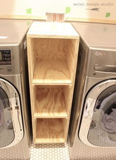 Between Washer And Dryer, Laundry Closet Organization, Small Home Storage, Laundry Storage Ideas, Laundry Room Storage Ideas, Laundry Room Storage Shelves, Diy Storage Shelves, Small Laundry Room Organization, Diy Storage Ideas